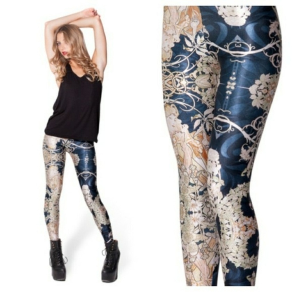 SOLD!! BlackMilk Mucha Black Leggings Size S